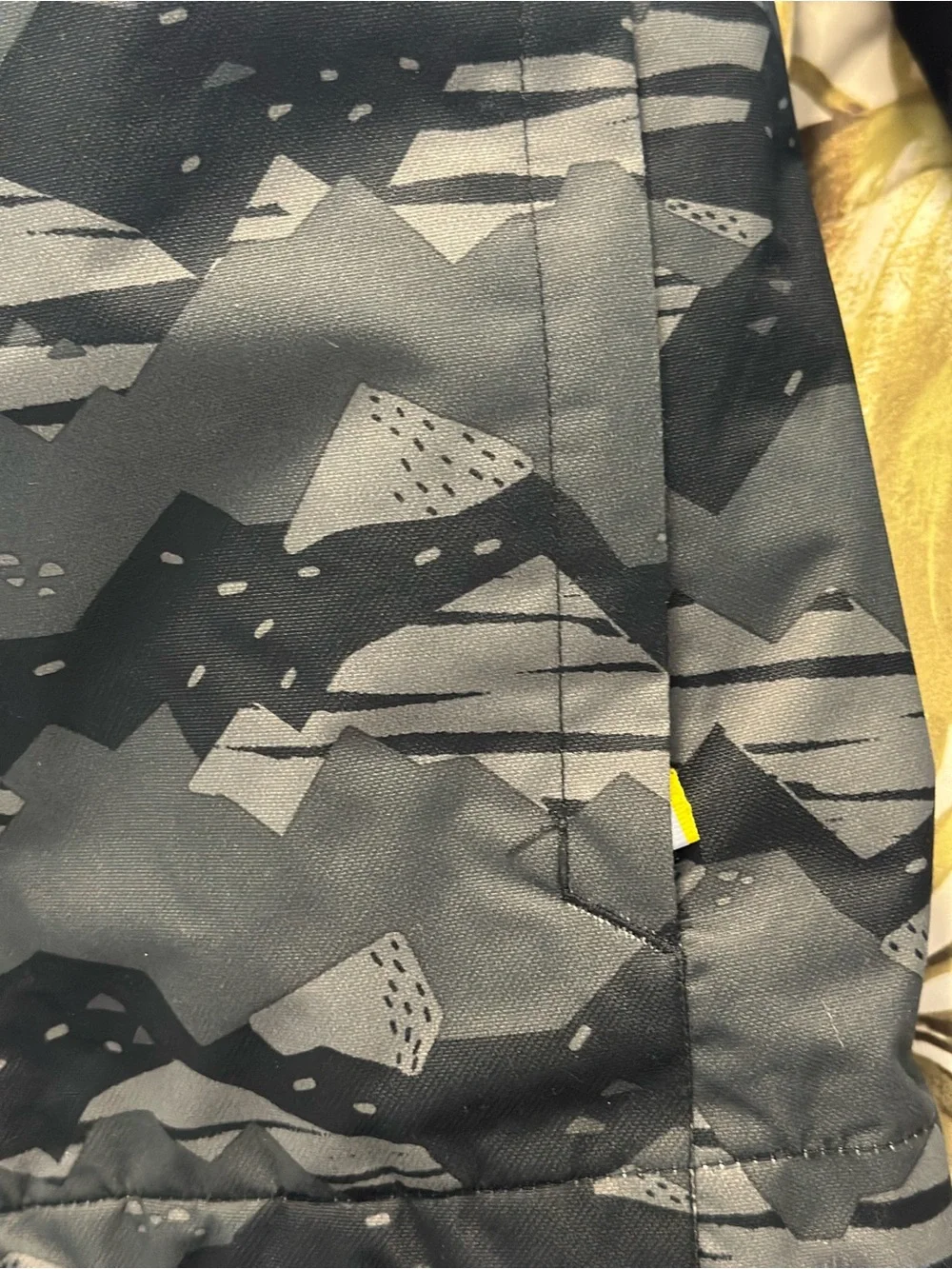 Columbia teens Grey & Black Camouflage Raincoat